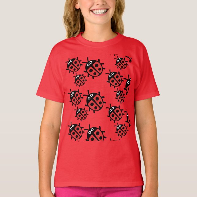 ladybird Family T Shirt (Framsida)