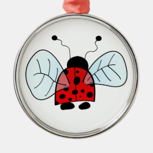 Ladybird Julgransprydnad Metall