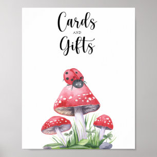 Ladybird - kort och presenter baby shower poster