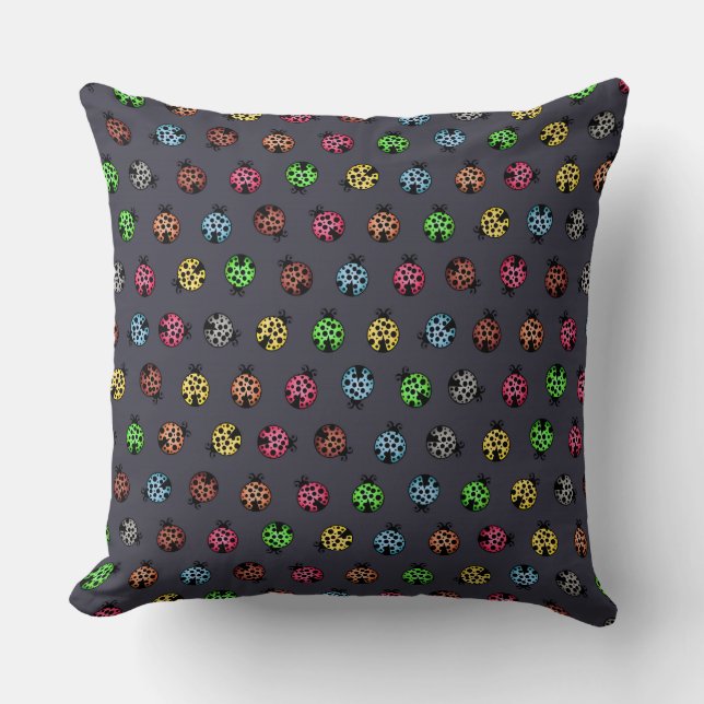 Ladybird Kryp Pillow Series Kudde (Framsida)