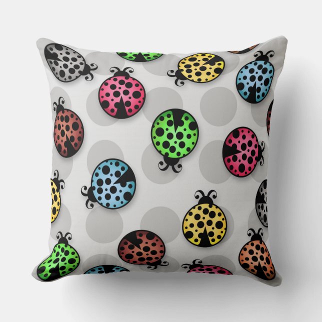 Ladybird Kryp Pillow Series Kudde (Framsida)