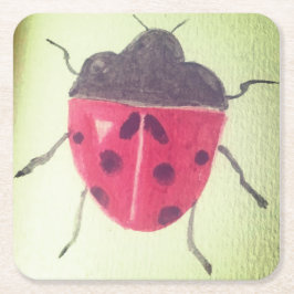 Ladybird/Ladbug Underlägg Papper Kvadrat