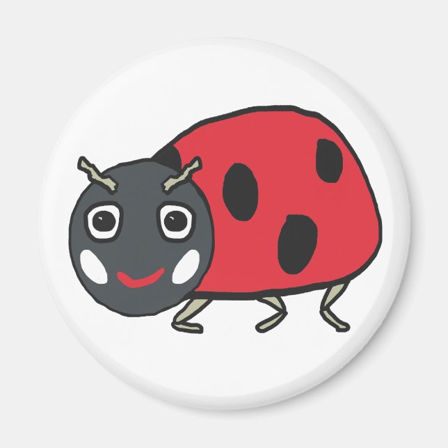 Ladybird Ladybug Magnet (Framsidan)