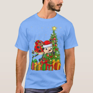 Ladybird Lighting Julafton Träd Santa Hat Ladybird T Shirt