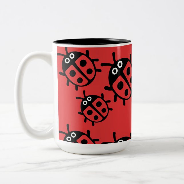 ladybird och Ladybug Två-Tonad Mugg (Vänster)