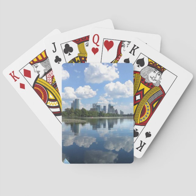Ladybird Sjö Kayak - Austin, Texas Casinokort (Baksidan)