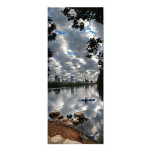 Ladybird Sjö Kayak - Skyline - Austin Texas Fototryck