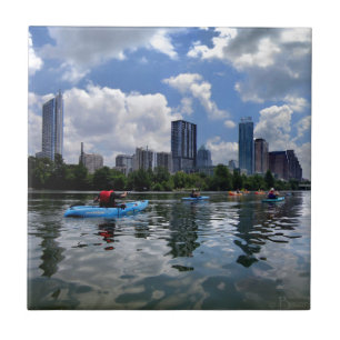 Ladybird Sjö Kayaks och Hund Park - Austin, Texas Kakelplatta