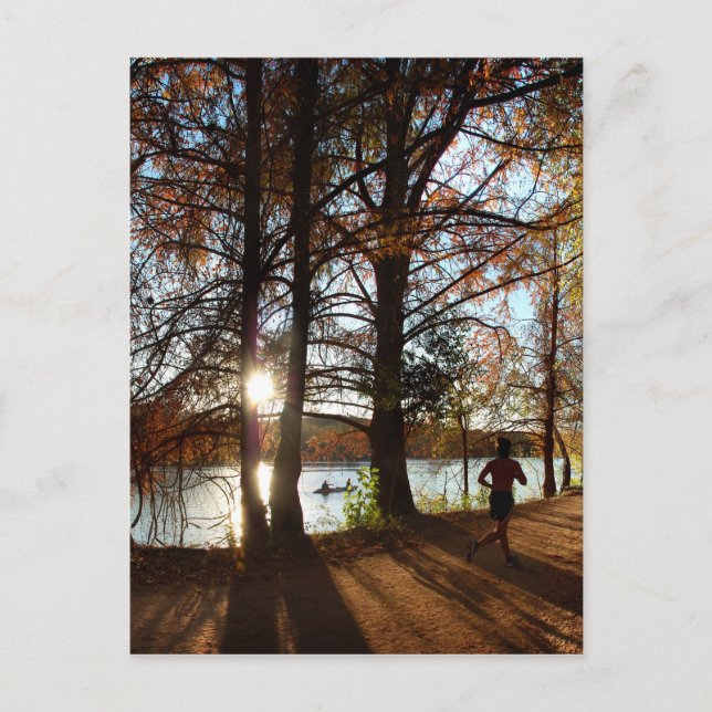 Ladybird Sjö Running Trail - Austin, Texas Vykort (Framsida)