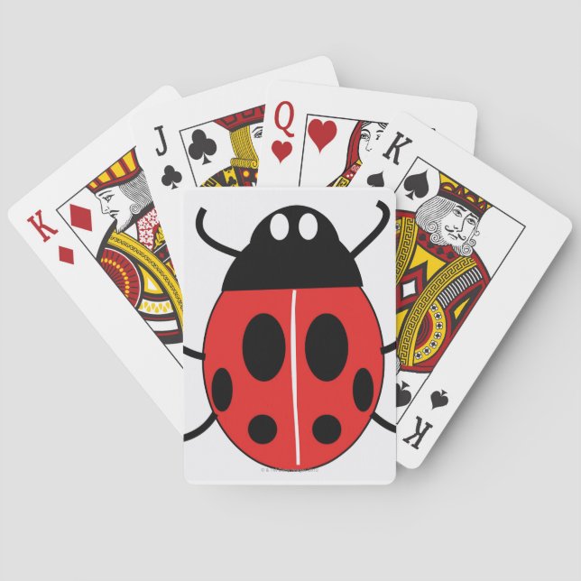 Ladybird Spel Kort (Baksidan)