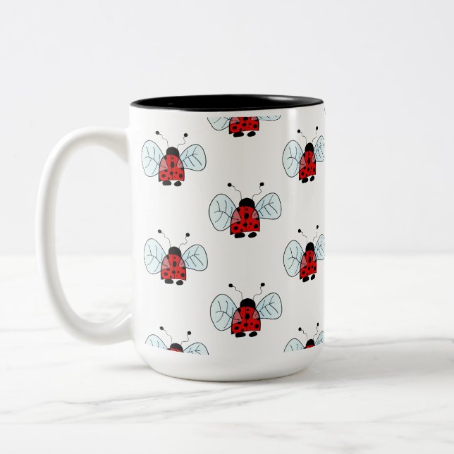 Ladybird Två-Tonad Mugg (Vänster)