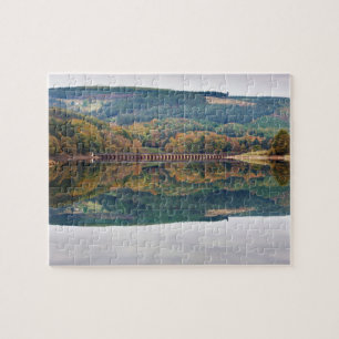 Ladybower behållare i Derbyshire souvenirfoto Pussel