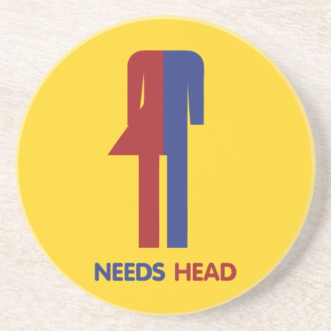 Ladyboy Needs Head Underlägg Sandsten (Framsidan)