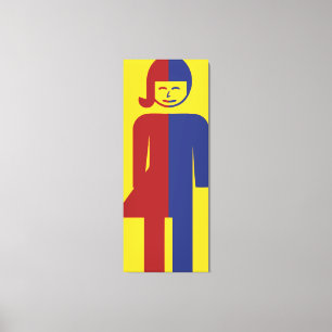 Ladyboy/Tomboy Toilet ⚠ thai Sign ⚠ Canvastryck