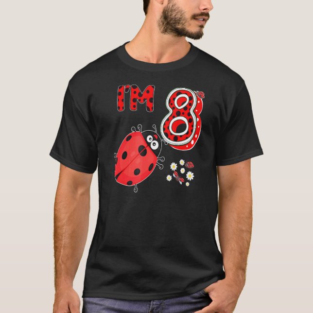 Ladybug 8-årsjubileet Ladybu T Shirt (Framsida)