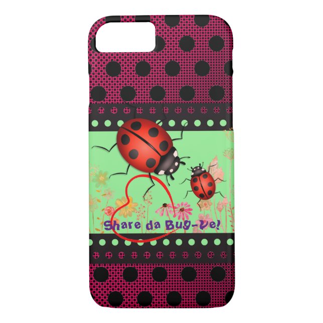 Ladybug Äkta kärlek Case-Mate iPhone Skal (Baksida)