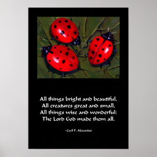 LADYBUG ALL SAK BRIGHT POSTER