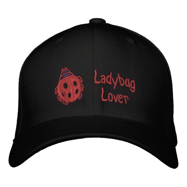 Ladybug Älskare Embroized Cap Broderad Keps (Framsida)