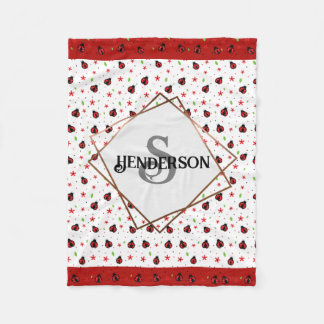 Ladybug Anpassningsbar Fleecefilt