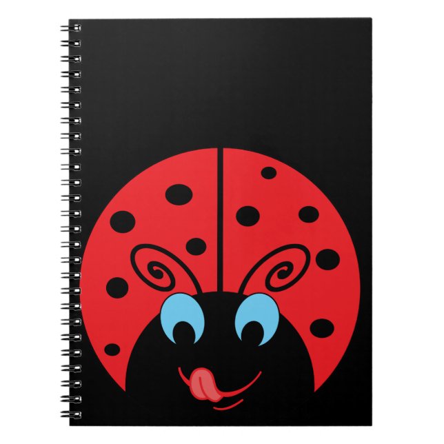 Ladybug Anteckningsbok Med Spiral (Framsidan)
