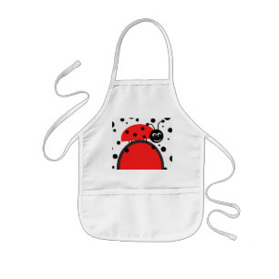 Ladybug Apron Barnförkläde
