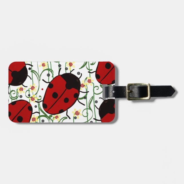 Ladybug Art Bagagebricka (Horisontell Framsida)
