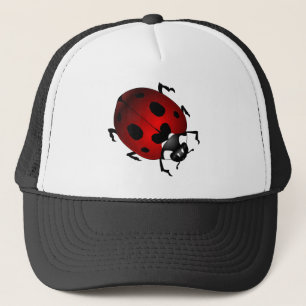 Ladybug Art Caps Hats Ladybug Wildlife Art Hat Truckerkeps