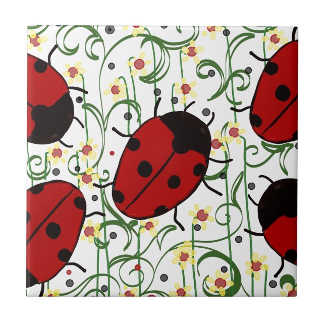 Ladybug Art Kakelplatta (Framsidan)