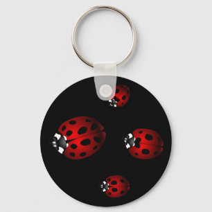 Ladybug Art Keychain Kryp Keepsakes Ladybug Gifts Nyckelring