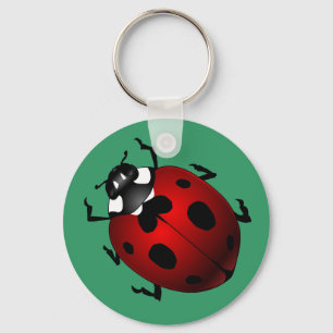 Ladybug Art Keychain Kryp Keepsakes Ladybug Gifts Nyckelring
