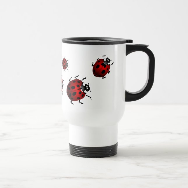 Ladybug Art Resemugg Beer Glass Ladybug Kopp (Höger)