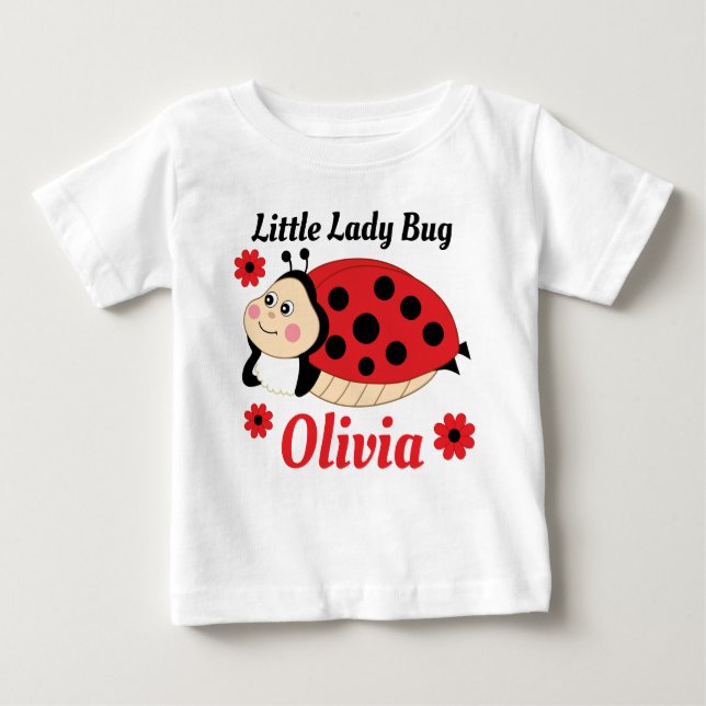 Ladybug Baby Customized T-Shirt (Framsida)
