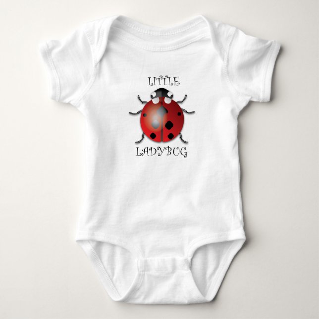 Ladybug - Baby Jersey Bodykostym Tröja (Framsida)