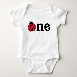 Ladybug Baby Shirt for First Födelsedagsfest T Shirt