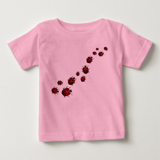 Ladybug Baby Shirts Ladybug Baby Dress Customize Tee Shirt (Framsida)
