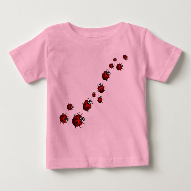 Ladybug Baby Shirts & Ladybug Baby Gifts Tee Shirt (Framsida)