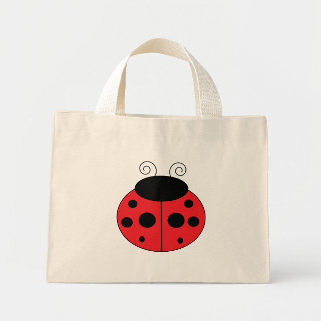 Ladybug Bag Mini Tygkasse (Framsidan)