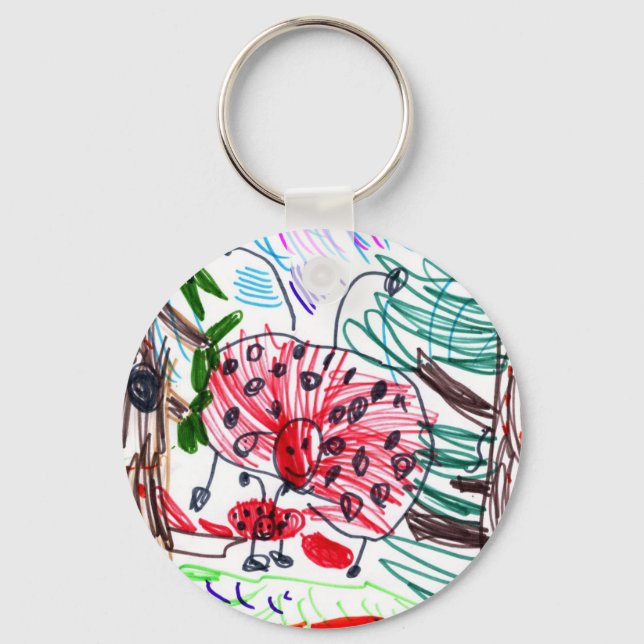 Ladybug Big, Ladybug Small, Ladybug Egg. Nyckelring (Framsida)