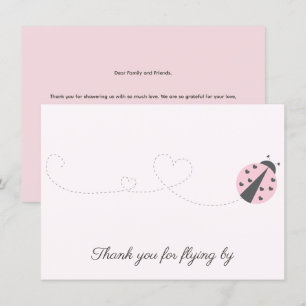 Ladybug Birthday - tackkort Tack Kort