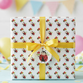Ladybug Birthday Wrapping Paper Presentpapper