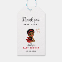 Ladybug Black Baby Shower Favor Gift-Märkre