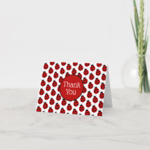 Ladybug Blank Inside Foldat Card