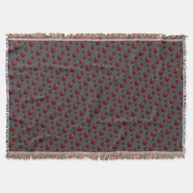 Ladybug Blanket Ladybug / Ladybird Throw Blankets Filt (Framsidan)