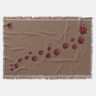 Ladybug Blanket Ladybug / Ladybird Throw Blankets Filt