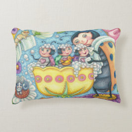 Ladybug Bubblebad LADYBUG FAMILY ACCENT PILLOW Prydnadskudde