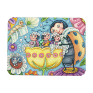 Ladybug Bubblebad LADYBUG FAMILY MAGNET
