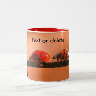 Ladybug Buddies Nature Personlig Två-Tonad Mugg