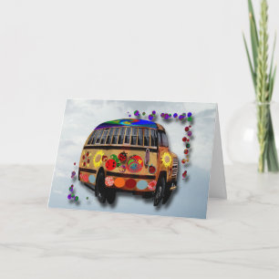 Ladybug Buss Birthday Kort