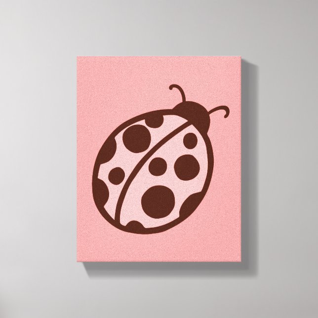 Ladybug Canvas Art-utskrift (Framsida)