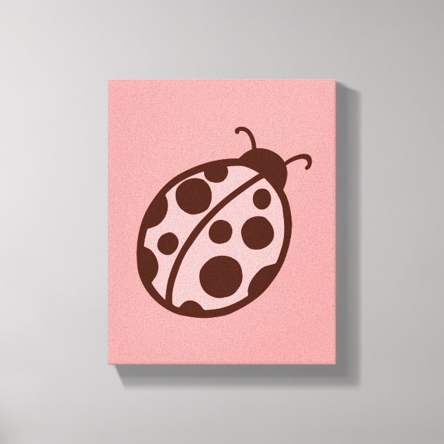 Ladybug Canvas konsttryck (Framsida)